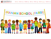 Tablet Screenshot of iranianschool-farsi.com